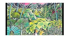 Poster Master Vintage Travel Poster - Hawaii Print - Fly Hawaiian Air Art - Hula Girls Art - Coastal Gift for Him, Her, Travel Lover - Decor for Bedroom, Ocean or Beach House - 8x10 UNFRAMED Wall Art
