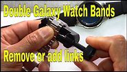 Galaxy Watch 2 Pack Stainless Steel Band How to Remove or add links