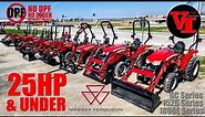 Massey Ferguson 25 Horsepower & Under Sub-Compact, Mid-Compact and Full Sized Compact Tractors