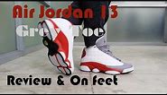 2014 Air Jordan 13 Retro 'Grey Toe' Review & On Feet