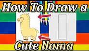 How To Draw a Cute Llama Easy Step By Step