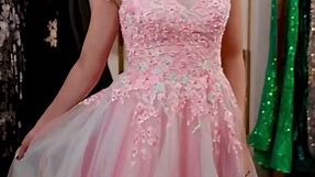 💖 💖 💖 💖Stunning Pink Prom Dress Embellished with Delicate Embroidery💖 💖 💖 💖