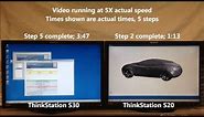 Comparing a ThinkStation S20 to a ThinkStation S30