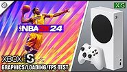 NBA 2K24 - Xbox Series S Gameplay + FPS Test