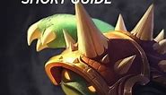 NEW OP TANK: Rammus GUIDE + BUILD in 1 Minute - Wild Rift (LoL Mobile) #Shorts