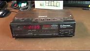 Emerson RES5245 AM/FM Stereo Clock Radio Overview and Demonstration