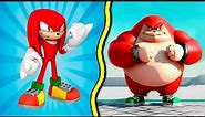 SONIC the Hedgehog CHARACTERS as FAT 2023