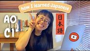 how to learn Japanese by ONLY watching youtube videos (my fav youtube channels + methods)