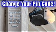How To Change Your Keypad Pin Code On A Liftmaster Garage Door