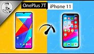 OnePlus 7T vs iPhone 11 Speedtest Comparison - Can OnePlus Do It Again?