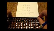How to Add using a Soroban (Japanese Abacus)