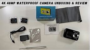 48 Megapixel Waterproof Dual Screen 4K Camera Review