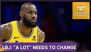 Lakers Lose By 44 to Sixers, An Angry LeBron Says "A Lot" Must Change Going Forward.