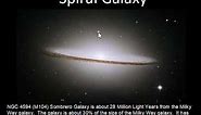 Brief Description of Types of Galaxies: Spiral, Elliptical, Irregular Hubble Images