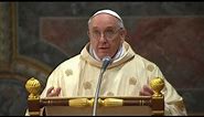 Pope Francis' first Mass as Pontiff - in full