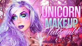 Unicorn Glitter Glam | Spirit Halloween | MakeUp Tutorial & Costume 2017 | Victoria Lyn Beauty