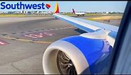 Southwest Airlines Boeing 737 MAX 8 Takeoff from New York-LaGuardia (LGA) + AMAZING ENGINE VIEW!