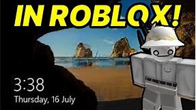 This Roblox Game is The Windows 10 Screensaver IN ROBLOX!!!