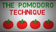The Pomodoro Technique - Study And Productivity Technique (animated)