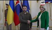 Ukrainian President meets Slovak counterpart in Bratislava