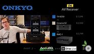 Onkyo TX-RZ50 AV Receiver Sound Quality, Room Calibration vs. Marantz and Emotiva