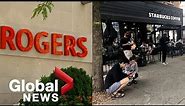"Back to the olden days": Rogers network outage impacting phones, internet, Interac in Canada