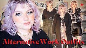 Edgy Alternative Work Outfit Ideas for Winter | 90's Grunge + Witchy Vibes