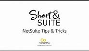 NetSuite Training: Short & 'Suite: Mass Pricing Updates
