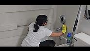 limpieza de casa limpiando dos🫧🛗 baños extremo 😳