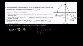 2011 Calculus AB free response #4d (ta video)