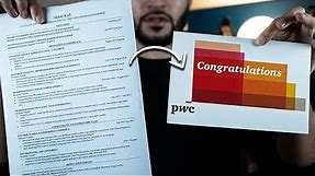 The Resume That Got Me Into PwC (Consulting Resume Tips)