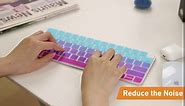 Allinside Silicone Keyboard Cover for iMac Magic Keyboard A2449/A2450, Protective Skin for iMac 24" Wireless Keyboard Released in 2021, US Layout, Light Green