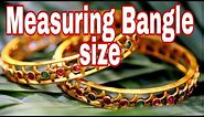 How to measure your bracelet size\Know you bangle size DIY #bangles @SVHandmades