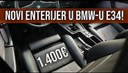 Novi enterijer od 1.400€ u BMW-u E34! *sedišta su brutalna