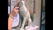 Sallie Wakley Sculpting A Hare