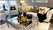 Black & Gold Fall Decor | How To Decorate With Black & Gold | Black Fall Decor | Living Room Refresh