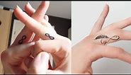 2018 infinity symbol tattoo on fingers - Best 15 New infinity symbol tattoo