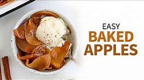Baked Apples | Easy & Healthy Dessert!
