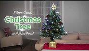 32" Decorated Fiber Optic Christmas Tree by Holiday Peak™ XL | Walter Drake