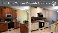 The Easy Way to Refinish Kitchen Cabinets