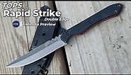 Tops Rapid Strike Fixed Blade Knife | 1 Minute Preview | Atlantic Knife