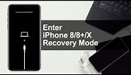 How to Enter iPhone 8/8+/X/Xs Max Recovery Mode Manually | iToolab