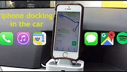 Carplay Alternative Iphone Docking In Car Dock With A Case