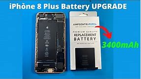 iPhone 8 plus battery upgrade with 3400mah in 2020