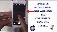 iPhone 6S Camera not working tested.