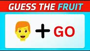Guess the Fruit by Emojis | Fruits Emoji quiz #emojiquiz