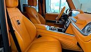 W463A Mercedes Brabus 700 orange interior assembly! Project finished by Kubay Design