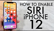 How To Enable Siri On iPhone 12 / 12 Pro / 12 Mini & 12 Pro Max!