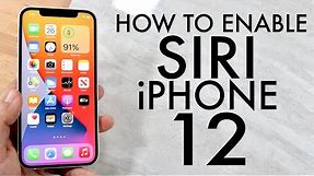 How To Enable Siri On iPhone 12 / 12 Pro / 12 Mini & 12 Pro Max!