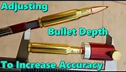 Using the Hornady Comparator and OAL gauge to adjust bullet depth